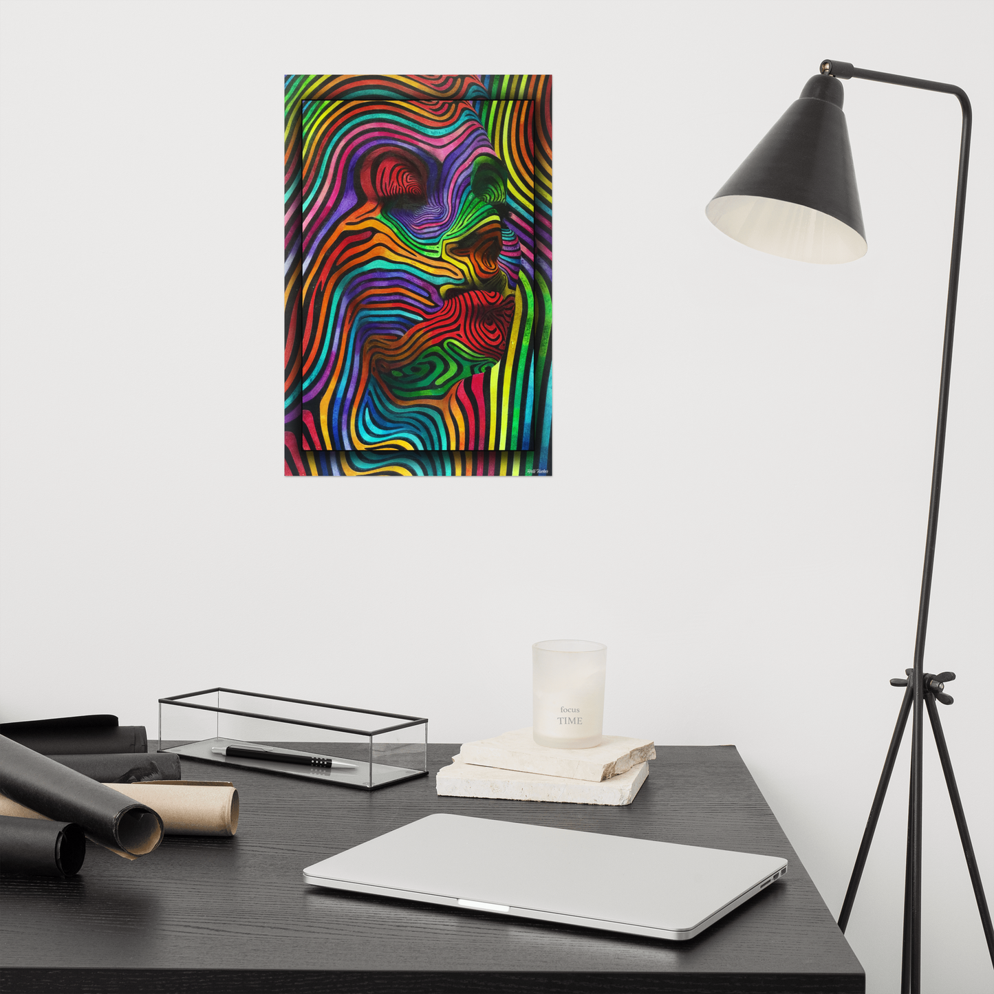 Abstract Woman Wall Art