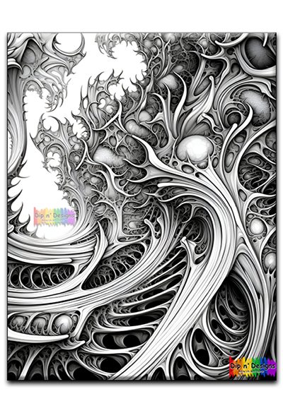 Abstract Art 9 Uncolored