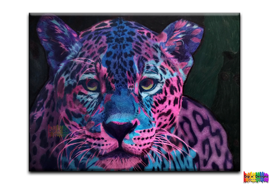 Exotic Cheetah - Dip n' Designs - Colored Pencil Wall Art