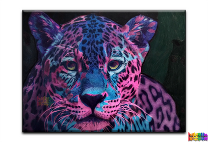 Exotic Cheetah - Dip n' Designs - Colored Pencil Wall Art
